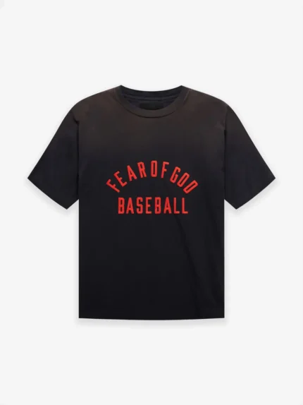 Fear of God Baseball Shirt Black