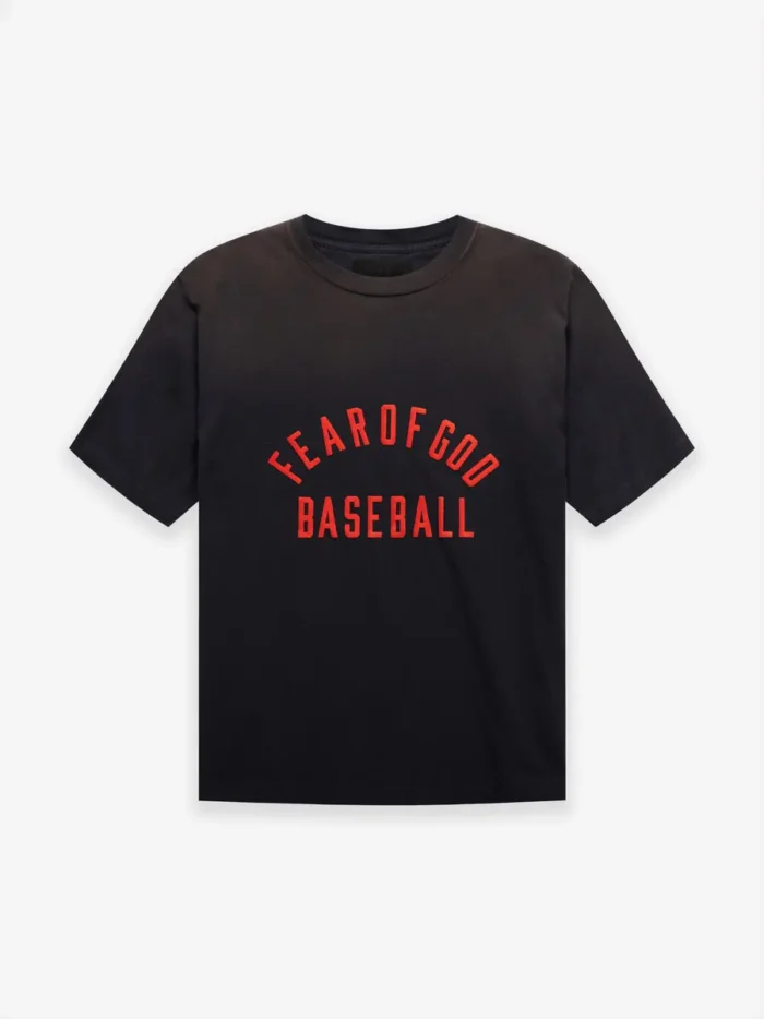 Fear of God Baseball Shirt Black