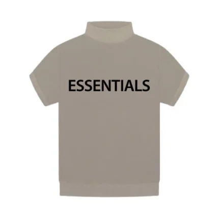 New Fear of God Essentials Inside Out Mock Neck T-Shirt